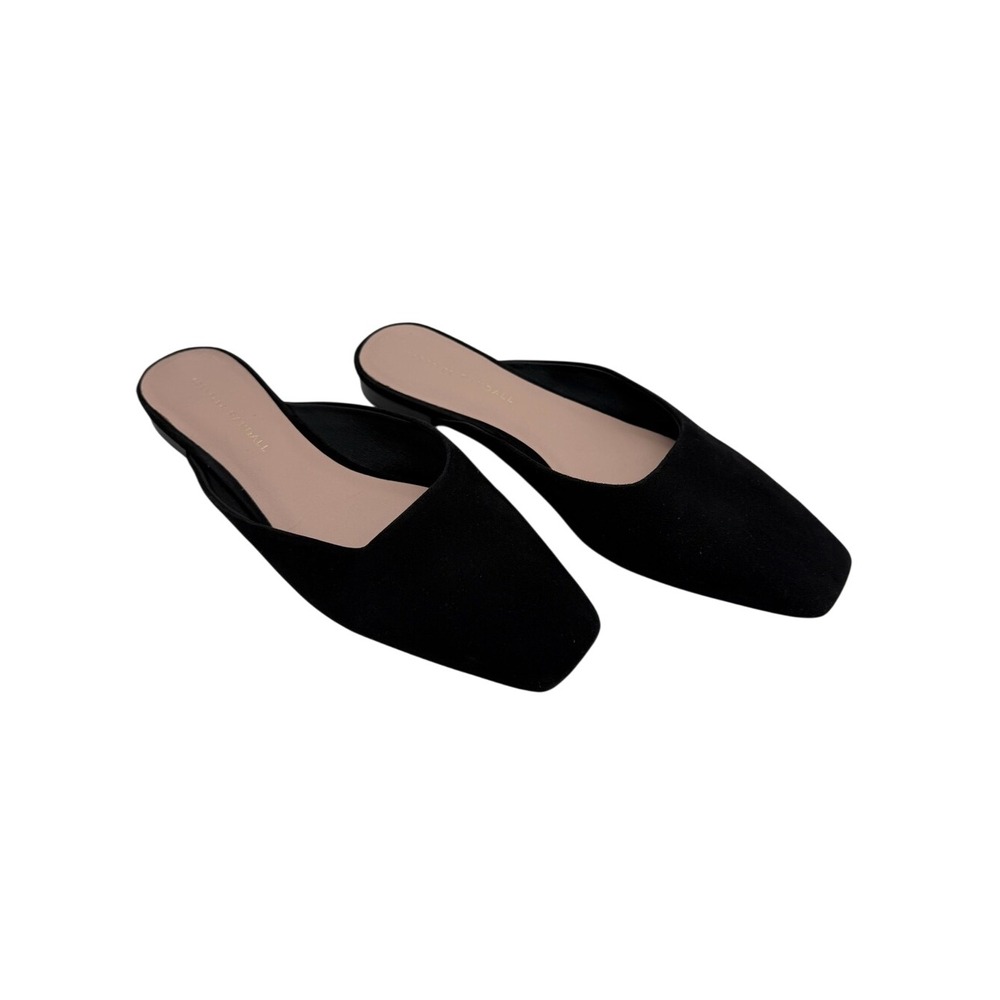Loeffler Randall Black Suede Slip-On Flats Size 8.5